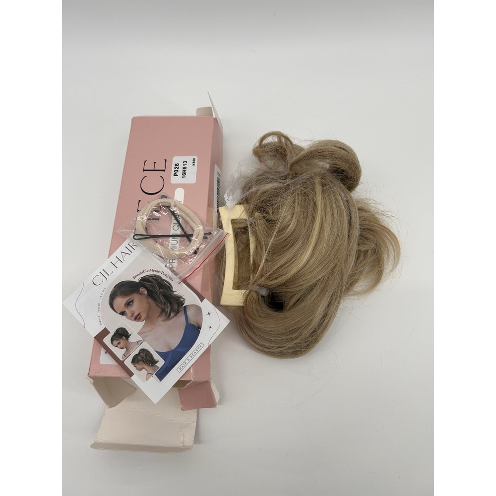 Natural Curly Messy Bun Hair Piece Scrunchie Updo Claw Clip in Hair Extension